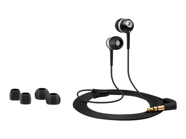 Sennheiser CX 300-II Precision - Ørepropper - i øret - kablet - 3,5 mm jakk - svart