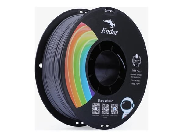 Creality3D - 1-rull - grå - 1 kg - PLA+ filament (3D)