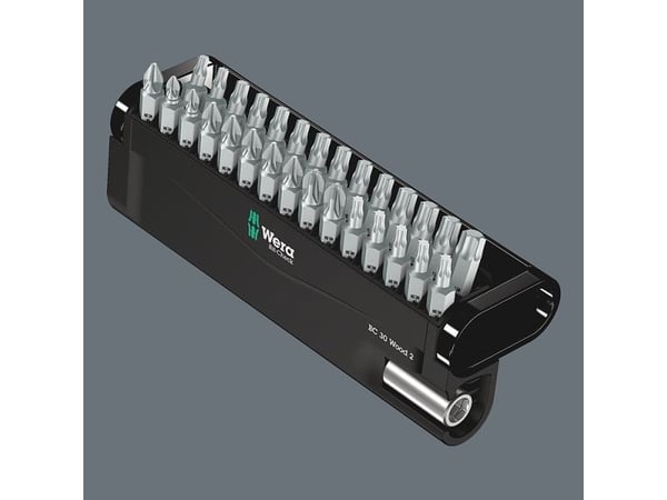 Wera 2 SB, 30 stykker, PH 2, PZ 1, PZ 2, PZ 3, TX10, TX15, TX20, TX25, TX30, TX40, 274 g, Boks