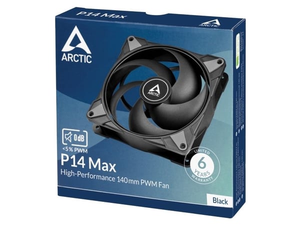 Arctic P14 Max Black -tuuletin (ACFAN00287A)