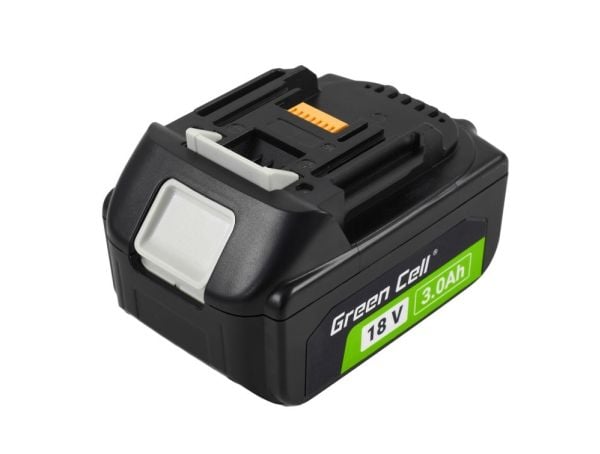 Green Cell PTMA18V3, Batteri, Lithium-Ion (Li-Ion), 3 Ah, 18 V, Makita, Drill, Multi-verktøy, Elektrisk skrutrekker, Rotasjons hammer, Sandpapir ho...