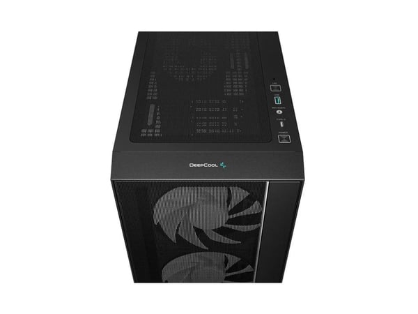 DeepCool MATREXX 55 MESH V4 C, Midi Tower, PC, Sort, ATX, Micro ATX, Mini-ITX, ABS syntetisk, SPCC, Spilling