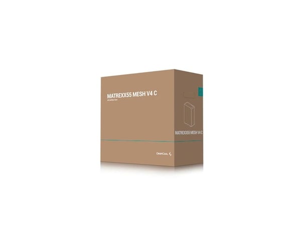 DeepCool MATREXX 55 MESH V4 C, Midi Tower, PC, Sort, ATX, Micro ATX, Mini-ITX, ABS syntetisk, SPCC, Spilling