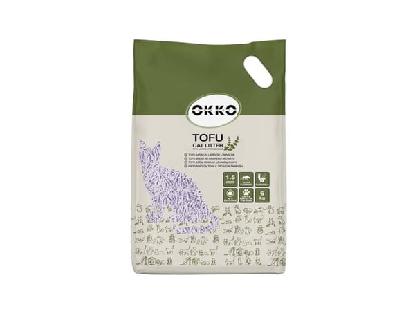 Cat litter organic (cementing) Okko, 6 kg
