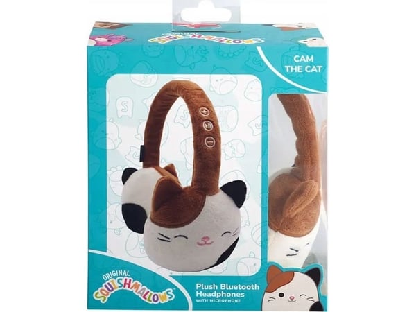 Kuulokkeet SQUISHMALLOWS Cam, Bluetooth 5.0., pehmeät kuulokkeet, mikrofonilla, HMSQM-BT-CAM Kuulokkeet SQUISHMALLOWS Cam, Bluetooth 5.0., pehmeät kuulokkeet, mikrofonilla, HMSQM-BT-CAM