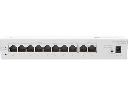 Huawei eKitEngine S380-S8P2T - Switch - Styrt - 1 x 10/100/1000 (PoE+) + 7 x 10/100/1000 - rackmonterbar - PoE+ (124 W)