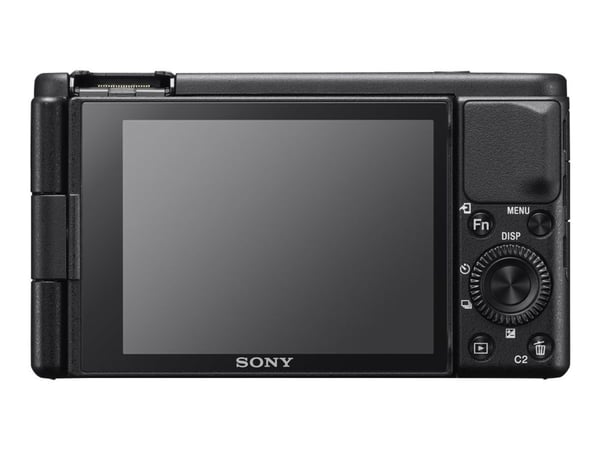Sony ZV-1 - Digitalkamera - kompakt - 20.1 MP - 4 K / 30 fps - 2.7x optisk zoom - ZEISS - Wireless LAN - svart