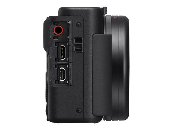 Sony ZV-1 - Digitalkamera - kompakt - 20,1 MP - 4K / 30 fps - 2,7x optinen zoom - ZEISS - Langaton LAN - lajittelu - lajittelu