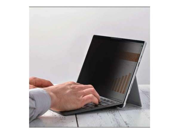 Startech 4-Way 12.4in Surface Laptop Go 1/2/3 Privacy Screen Filter, Portrait/Landscape, Touch-Enabled, +/- 30 Deg. View, Blue Light Reduction, Mat...