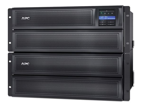 APC Smart-UPS X 3000 Rack/Tower LCD - UPS (rackmonterbar/ekstern) - AC 208/230 V - 2700 watt - 3000 VA - enkeltfase - Ethernet 10/100, RS-232, USB ...