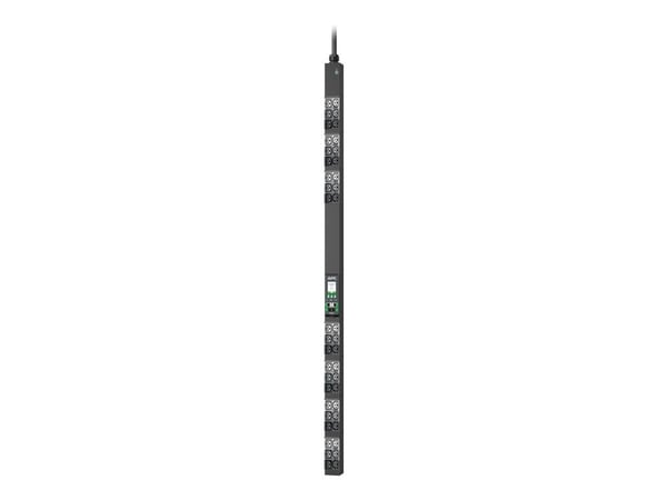 APC NetShelter Rack PDU Advanced, Mitattu, 0U, Kolmivaiheinen, Telineasennettava, Pystysuora, Musta