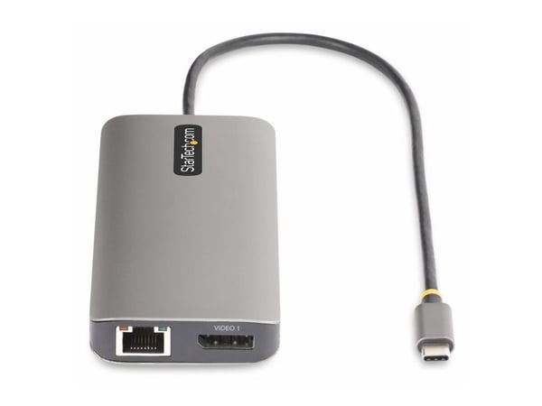 StarTech.com USB-C Triple-Monitor Multiport Adapter, HDMI/DP/Card Reader - telakointiasema - USB-C 3.2 Gen 1 / Thunderbolt 3 / Thunderbolt 4 - HDMI...