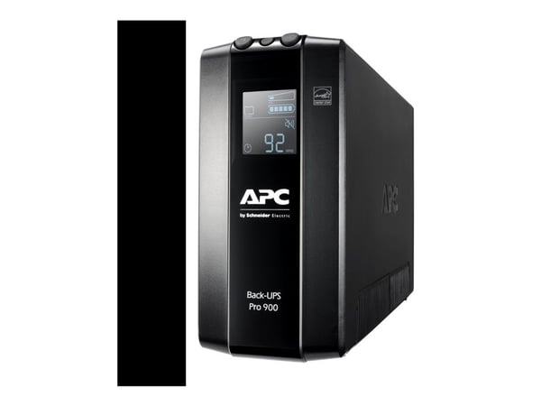 APC Back-UPS Pro BR900MI - UPS - AC 230 V - 540 watt - 900 VA - USB - utgangskontakter: 6 - svart