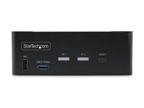 StarTech.com P2CDD143-KVM-SWITCH, 7680 x 4320 pikseliä, 8K Ultra HD, 36 W, musta