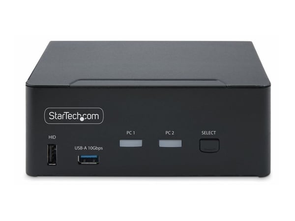StarTech.com P2CDD143-KVM-SWITCH, 7680 x 4320 pikseliä, 8K Ultra HD, 36 W, musta