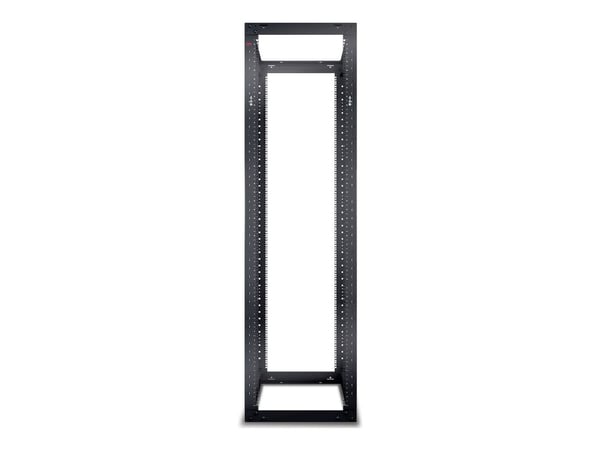 APC NetShelter 4 Post Open Frame Rack - Rack - svart - 44U - for P/N: SMTL1500RM3UC, SMTL1500RMI3UC, SMX2KR2UNCX145, SRTL3KRM1UC, SRTL3KRM1UNC