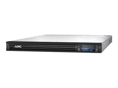 APC Smart-UPS 1500 LCD - UPS (kan monteres i rack) - AC 230 V - 1000 watt - 1500 VA - RS-232, USB - utgangskontakter: 6 - 1U - svart - for P/N: AR4...
