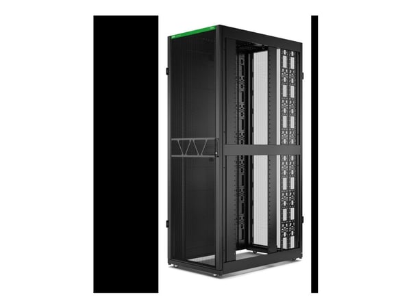 APC NetShelter SX Gen 2 - Rack skap - 2258 H x 750W x 1200D mm, med sider - står på gulv - svart - 48U - 19" - TAA-samsvar - for P/N: SMT1000RM1U, ...