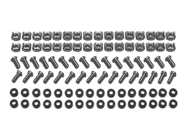APC M6 Hardware Kit - Rackskruer, -mutre og -underlagsskiver - for P/N: SCL500RM1U, SMTL2K2RM2UCL, SMTL2K2RM2UCLNC, SMTL3KRM2UCL, SMTL3KRM2UCLNC