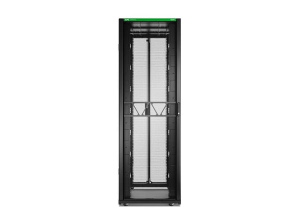 APC NetShelter SX Gen 2 - Rack skap - 2258 H x 750W x 1200D mm, med sider - står på gulv - svart - 48U - 19" - TAA-samsvar - for P/N: SMT1000RM1U, ...