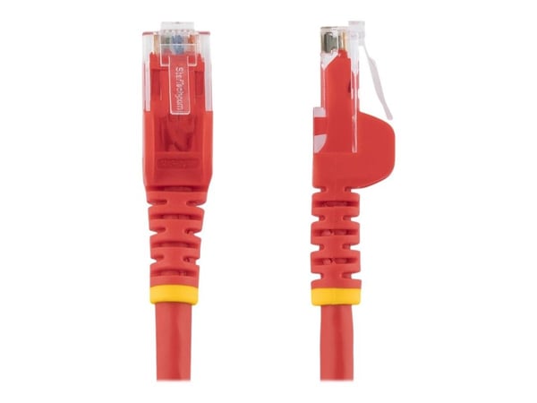 Startech 50cm CAT6 Ethernet Cable, 10 Gigabit Snagless RJ45 650MHz 100W PoE Patch Cord, CAT 6 10GbE UTP Network Cable w/Strain Relief, Red, Wiring ...