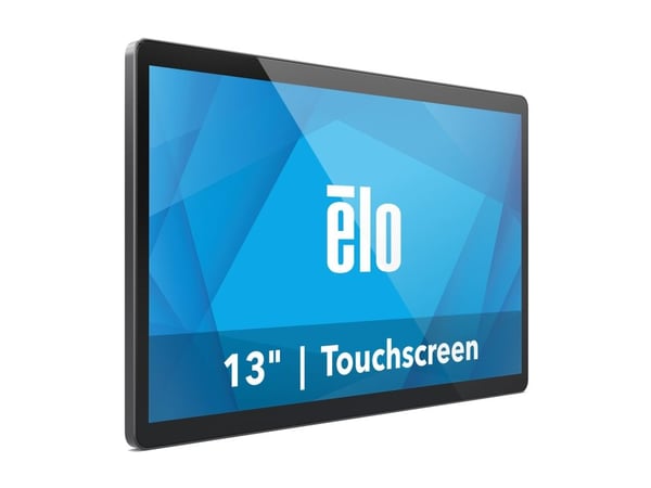 Elo 1304LS - LCD-skjerm - 13.3" - berøringsskjerm - 1920 x 1080 Full HD (1080p) @ 60 Hz - 300 cd/m² - 600:1 - 30 ms - USB-C - høyttalere - mørk grå