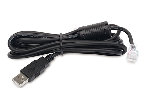 APC - USB-kabel - USB (han) til RJ-45 (10-pinners) (han) - 1,8 m - sortering - for Back-UPS LS 500