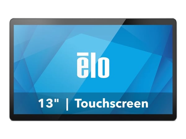 Elo 1304LS - LCD-skjerm - 13.3" - berøringsskjerm - 1920 x 1080 Full HD (1080p) @ 60 Hz - 300 cd/m² - 600:1 - 30 ms - USB-C - høyttalere - mørk grå