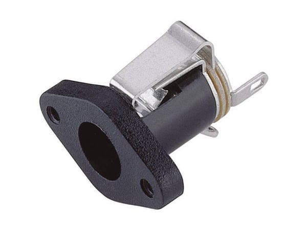 Conrad Komponentit Pienjänniteliitin Liitäntä, uppoasennus pystysuoraan 6,6 mm 1,95 mm 1 kpl 1 kpl
