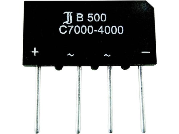 TRU COMPONENTS TC-B80C7000A Siltatasasuuntaaja SIL-4 160 V 7 A Yksivaiheinen