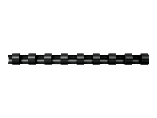 Fellowes Plastic Comb - 19 mm - 21 ringar - A4 (210 x 297 mm) - svart - 100 stk plastbindningskam - för Fellowes Galaxy 500, Orion 500, Pulsar+ 300...