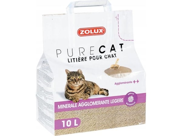 Zolux PureCat Natural kattesand 10 l Zolux PureCat Natural kattesand 10 l