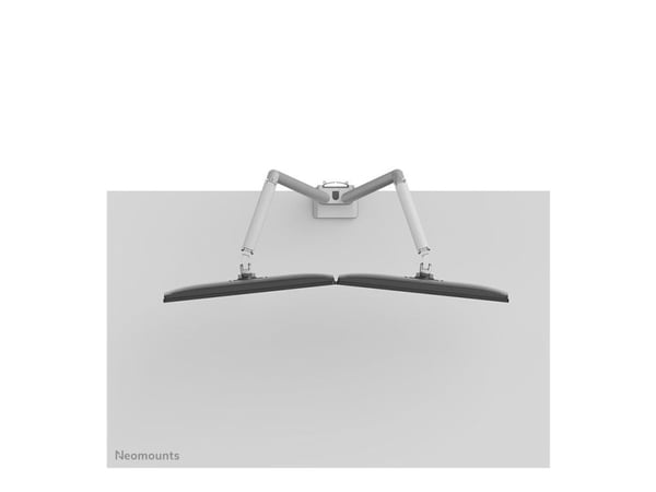 Neomounts NEXT Slim DS70-250SL2 - Monteringssett (leddarm) - full bevegelse - for 2 skjermer - aluminium - sølv - skjermstørrelse: 17"-32" - skrive...