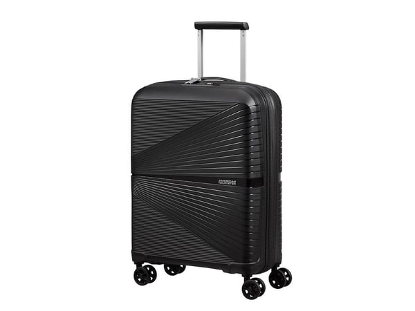 American Tourister AIRCONIC, Spinner, Svart, Hytt, Polypropylen (PP), 4 hjul, Roterande hjul