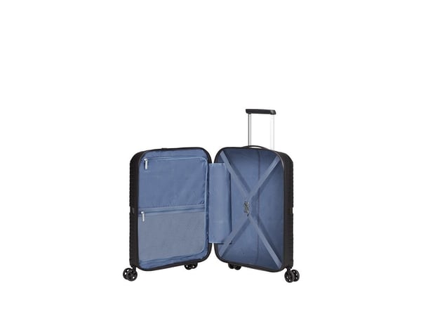American Tourister AIRCONIC, Spinner, Svart, Kabin, Polypropylen (PP), 4 hjul, Spinnehjul