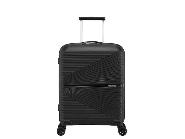American Tourister AIRCONIC, Spinner, Svart, Kabin, Polypropylen (PP), 4 hjul, Spinnehjul