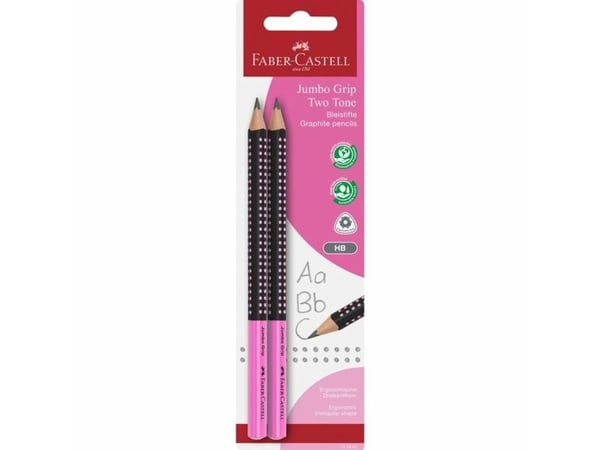 Faber-Castell 111993, B, Blandade färger, Triangulär, Blåsa, 2 styck