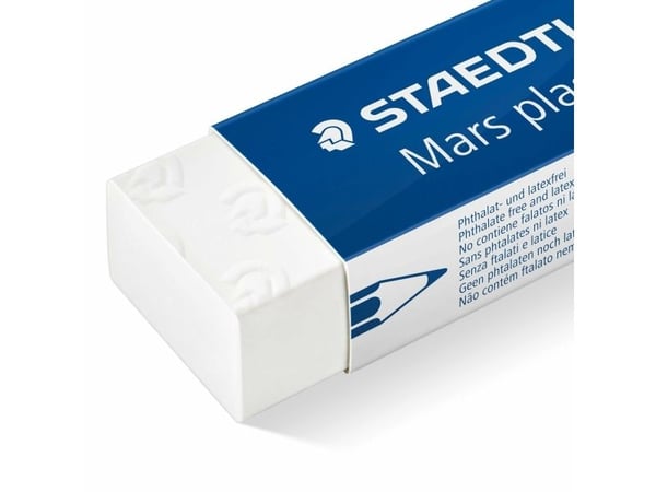 Staedtler Mars, Plast, Hvit, Boks, 40 stykker, Tyskland, Latex, Ftalat