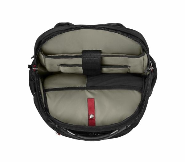 Wenger Meteor 17" kannettava reppu, jossa on tablettilokero, musta