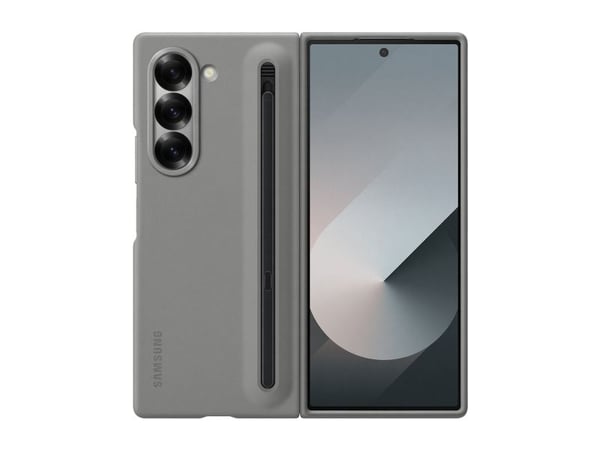 Samsung EF-OF95P - Lommebok for mobiltelefon - smal, S-penn - grå - for Galaxy Z Fold6