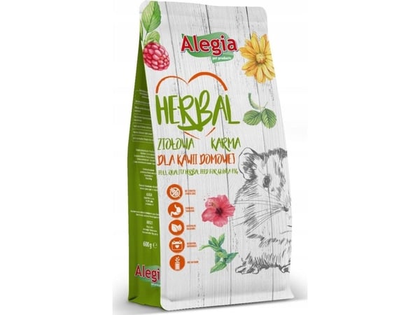 ALEGIA örtigt torrfoder till marsvin - 600 g