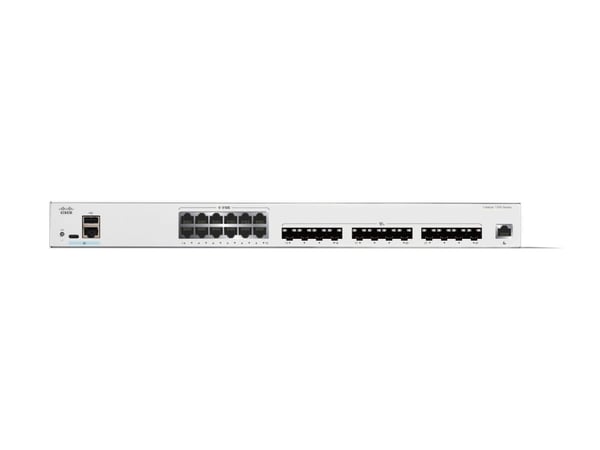 Cisco Catalyst 1300-24XTS - Switch - L3 - smart - 12 x 10 Gigabit Ethernet + 12 x 10 Gigabit SFP+ - rackmonterbar
