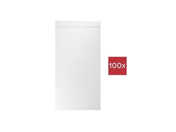 TRU COMPONENTS trykke-/trykkingspose uten tekstetiketter (L x B) 200 x 100 mm transparent polyetylen 100 stk