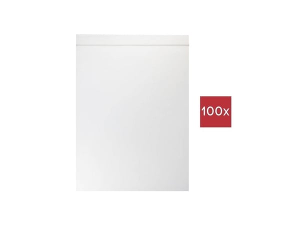 TRU COMPONENTS trykklukkepose uten tekstetiketter (L x B) 250 mm x 180 mm transparent polyetylen, 100 stk