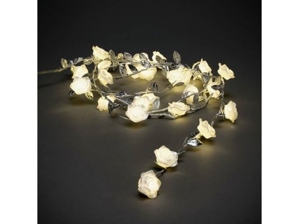 Konstsmide 3212-303, Ljusdekoration, slinga, Silver, Stål, IP20, 6 h, Transparent