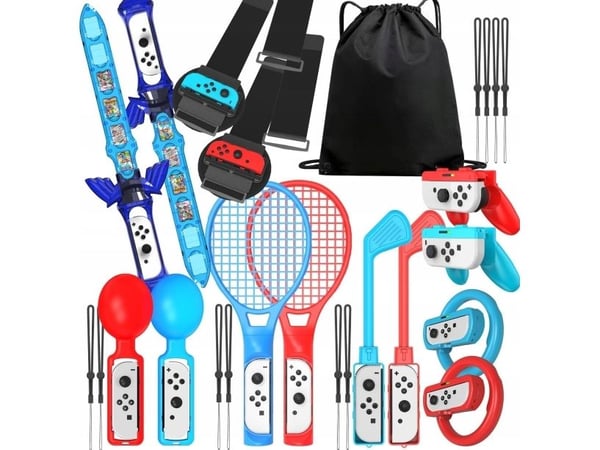 JYS 15in1 lisävarusteiden kiinnikkeet Urheilu Nintendo Switch / Switch Oled / Ns253