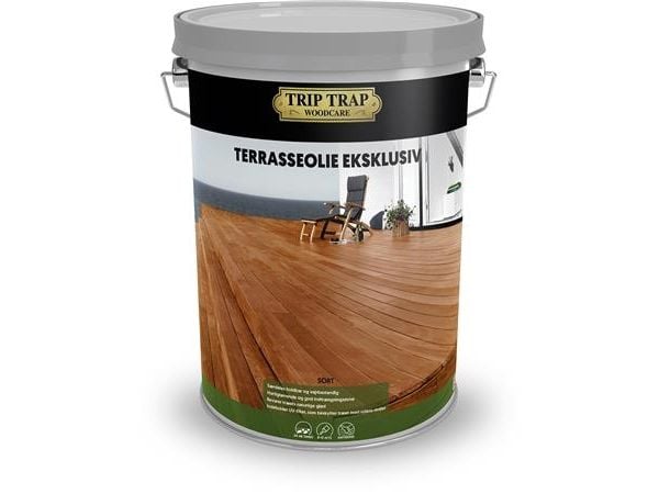 TRIP TRAP Terrasseolie Eksklusiv 5,0L sort TRIP TRAP Terrasseolie Eksklusiv 5,0L sort