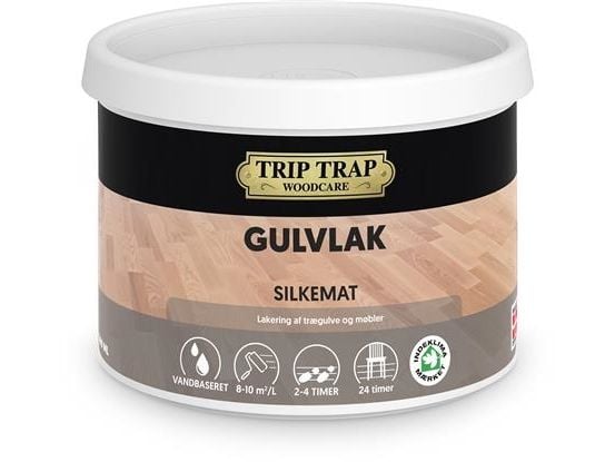 TRIP TRAP Gulvlak silkemat farveløs 0,38L