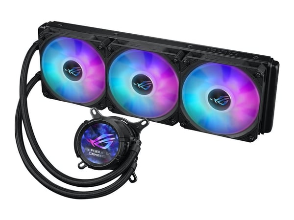ASUS ROG STRIX LC III 360 ARGB LCD - Væskekjølesystem for prosessor - (for: LGA1700, LGA1200, LGA115x Socket, AM4, AM5) - 120 mm
