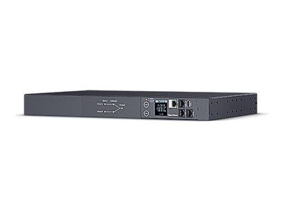 CyberPower Switched ATS PDU44005 - Strømfordelerenhet (kan monteres i rack) - AC 200-240 V - enkeltfase - serial, Ethernet - inngang: 2 x IEC 60320...